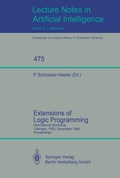Cover: Extensions of Logic Programming - Springer