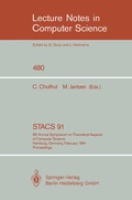 Cover: STACS 91 - Springer
