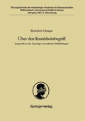 Cover: &Uuml;ber den Krankheitsbegriff - Springer