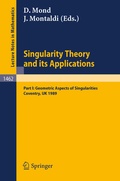 Bild: Singularity Theory and its Applications - Springer
