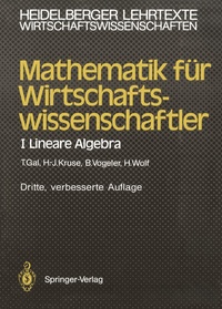 Abbildung von: Mathematik für Wirtschaftswissenschaftler - Springer