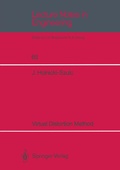 Cover: Virtual Distortion Method - Springer