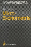 Cover: Mikro-&ouml;konometrie - Springer