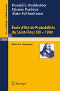 Cover: Ecole d'Ete de Probabilites de Saint-Flour XIX - 1989 - Springer