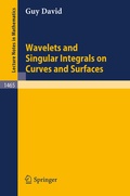 Cover: Wavelets and Singular Integrals on Curves and Surfaces - Springer