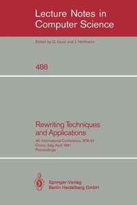 Enlarge image Cover: Rewriting Techniques and Applications - Springer
