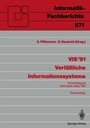 Cover: VIS '91 Verläßliche Informationssysteme - Springer