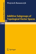 Bild: Additive Subgroups of Topological Vector Spaces - Springer