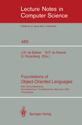 Cover: Foundations of Object-Oriented Languages - Springer