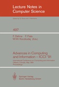 Cover: Advances in Computing and Information - ICCI '91 - Springer