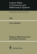 Cover: Essays in Macroeconomics of an Open Economy - Springer