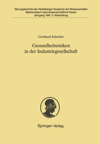 Abbildung von: Gesundheitsrisiken in der Industriegesellschaft - Springer