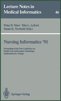 Enlarge image Cover: Nursing Informatics '91 - Springer