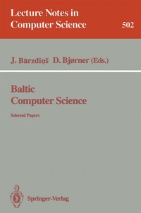 Enlarge image Cover: Baltic Computer Science - Springer