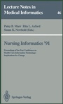 Cover: Nursing Informatics '91 - Springer