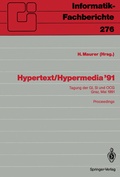 Cover: Hypertext / Hypermedia '91 - Springer