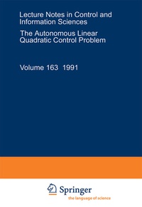 Abbildung von: The Autonomous Linear Quadratic Control Problem - Springer