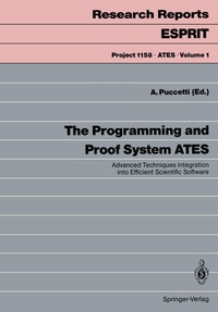 Enlarge image Cover: The Programming and Proof System ATES - Springer