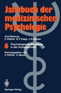Cover: Psychologische Probleme in der Humangenetik - Springer