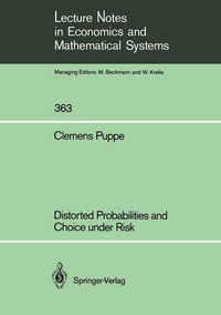 Enlarge image Cover: Distorted Probabilities and Choice under Risk - Springer