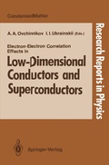 Cover: Electron-Electron Correlation Effects in Low-Dimensional Conductors and Superconductors - Springer