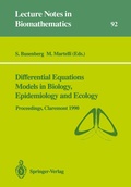 Cover: Differential Equations Models in Biology, Epidemiology and Ecology - Springer