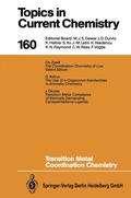 Cover: Transition Metal Coordination Chemistry - Springer