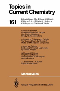 Enlarge image Cover: Macrocycles - Springer