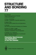 Cover: Chemistry, Spectroscopy and Applications of Sol-Gel Glasses - Springer