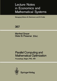 Enlarge image Cover: Parallel Computing and Mathematical Optimization - Springer