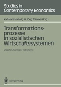 Cover: Transformationsprozesse in sozialistischen Wirtschaftssystemen - Springer