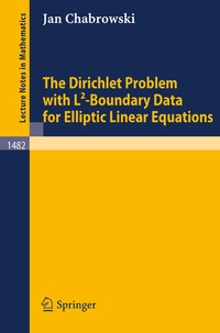 Abbildung von: The Dirichlet Problem with L2-Boundary Data for Elliptic Linear Equations - Springer