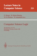 Cover: Computer Science Logic - Springer