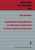 Cover: Ausf&uuml;hrbare Spezifikation von Directory-Systemen in einer logischen Sprache - Springer