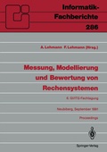 Cover: Messung, Modellierung und Bewertung von Rechensystemen - Springer