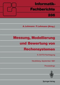 Abbildung von: Messung, Modellierung und Bewertung von Rechensystemen - Springer