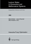 Cover: Interactive Fuzzy Optimization - Springer