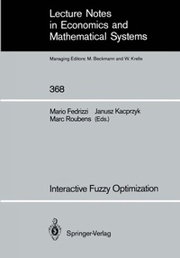 Abbildung von: Interactive Fuzzy Optimization - Springer