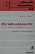 Cover: Informatik und Schule 1991 - Springer