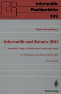 Cover: Informatik und Schule 1991 - Springer