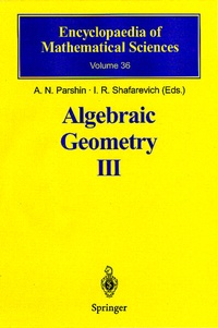 Enlarge image Cover: Algebraic Geometry III - Springer