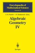Cover: Algebraic Geometry IV - Springer