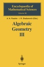 Cover: Algebraic Geometry III - Springer