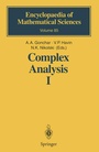 Cover: Complex Analysis I - Springer