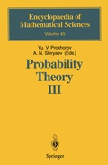 Cover: Probability Theory III - Springer