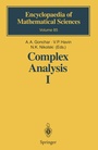 Cover: Complex Analysis I - Springer