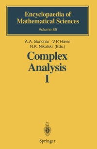 Enlarge image Cover: Complex Analysis I - Springer