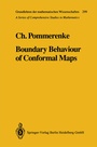 Cover: Boundary Behaviour of Conformal Maps - Springer