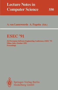 Enlarge image Cover: ESEC '91 - Springer