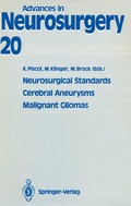Cover: Neurosurgical Standards, Cerebral Aneurysms, Malignant Gliomas - Springer